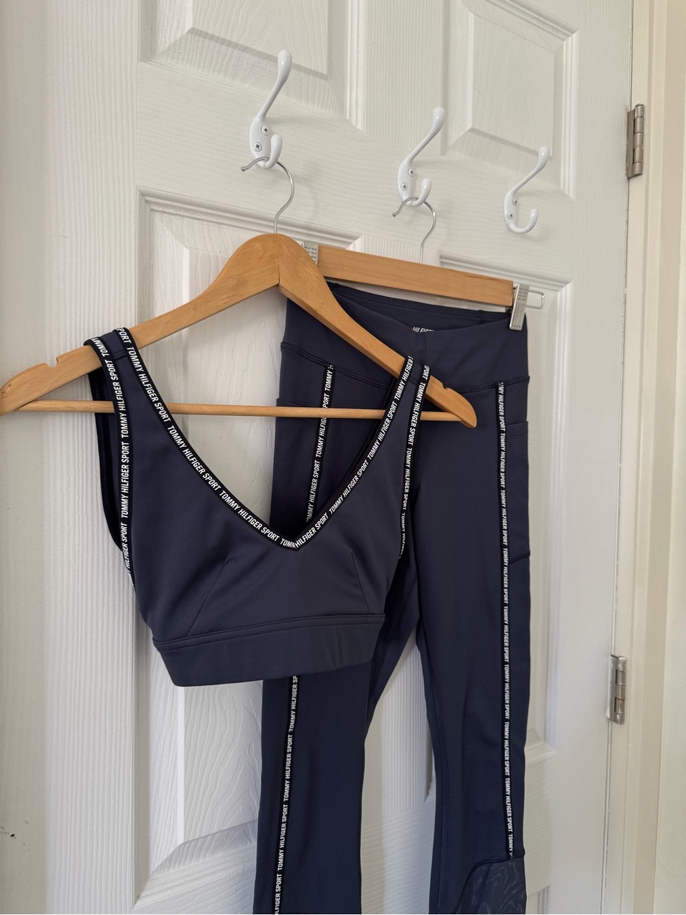 Tommy Hilfiger blue/purple Sports Bra & Leggings Set